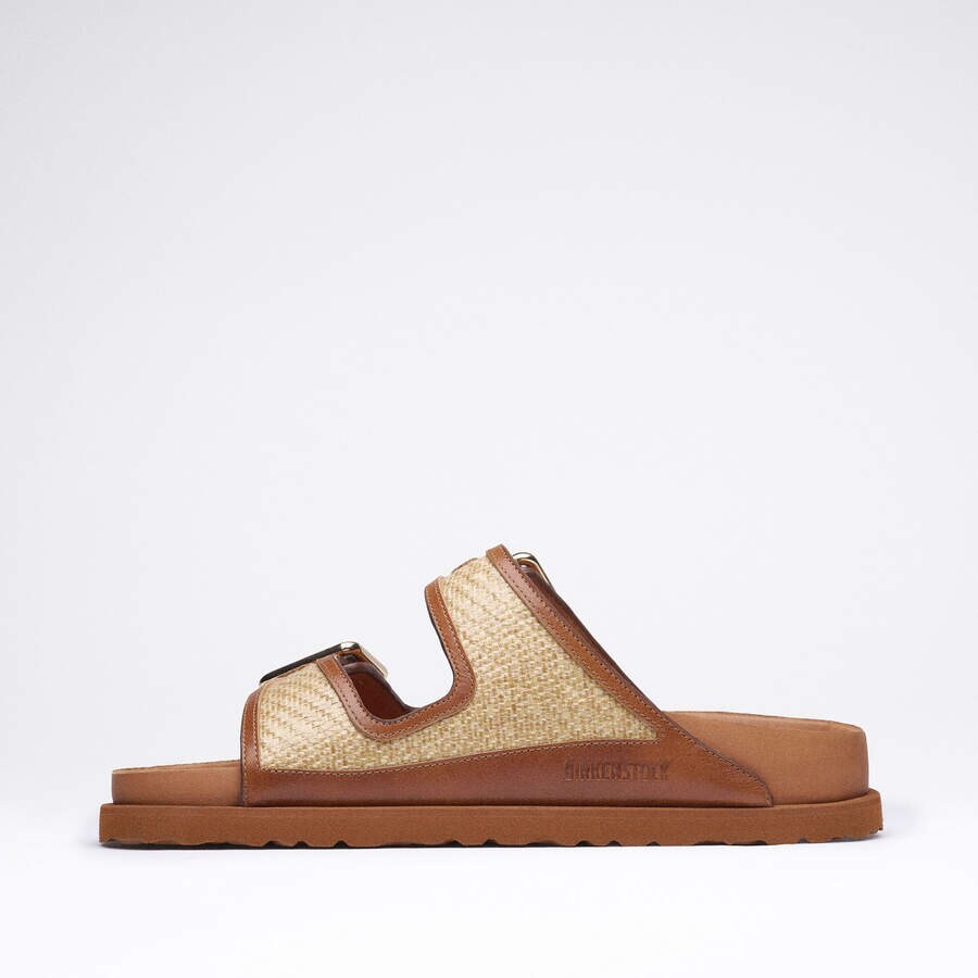1774 Arizona Raffia Mischmaterial - Ginger Brown Raffia