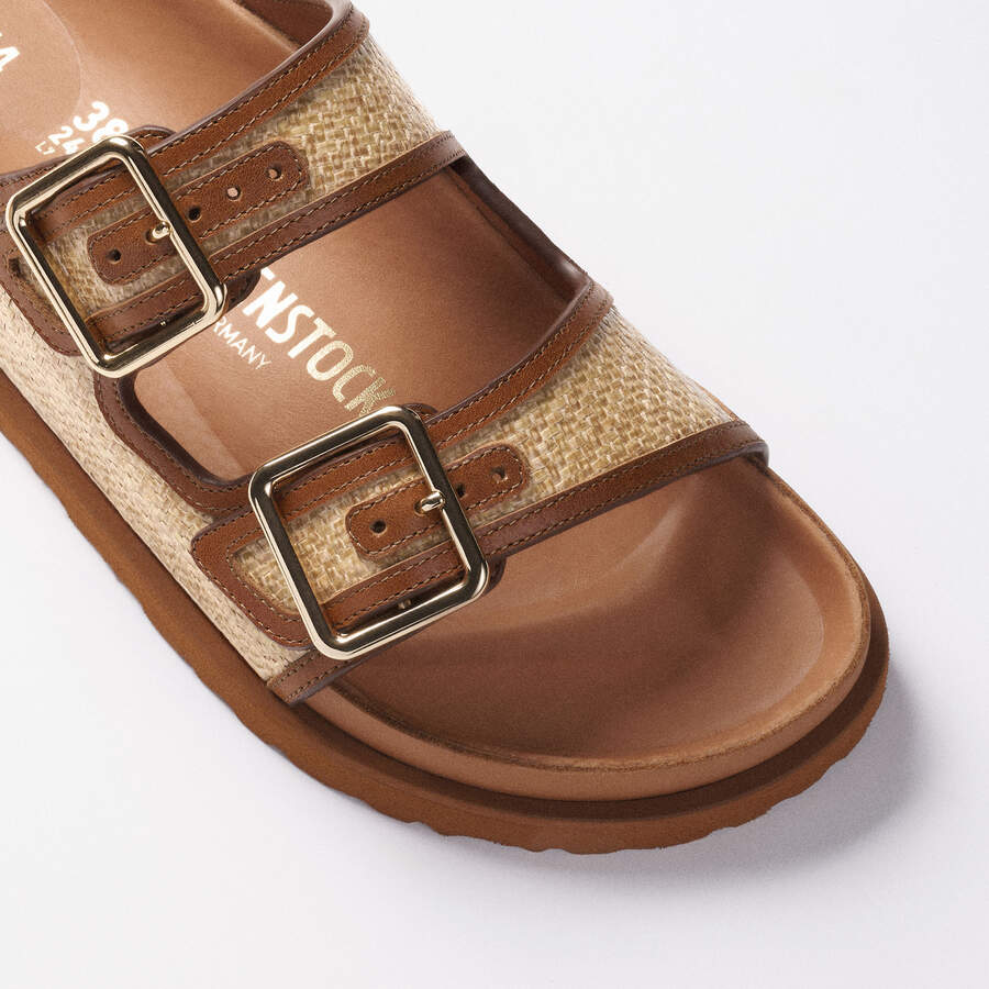 1774 Arizona Raffia Mischmaterial - Ginger Brown Raffia