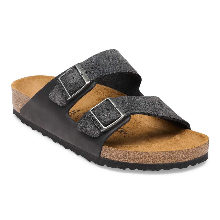 Arizona Mixed Leather - Charcoal