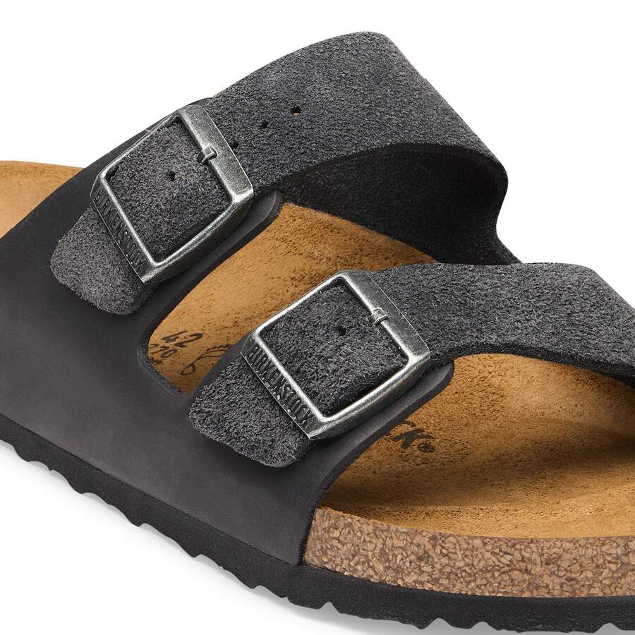 Arizona Mixed Leather - Charcoal