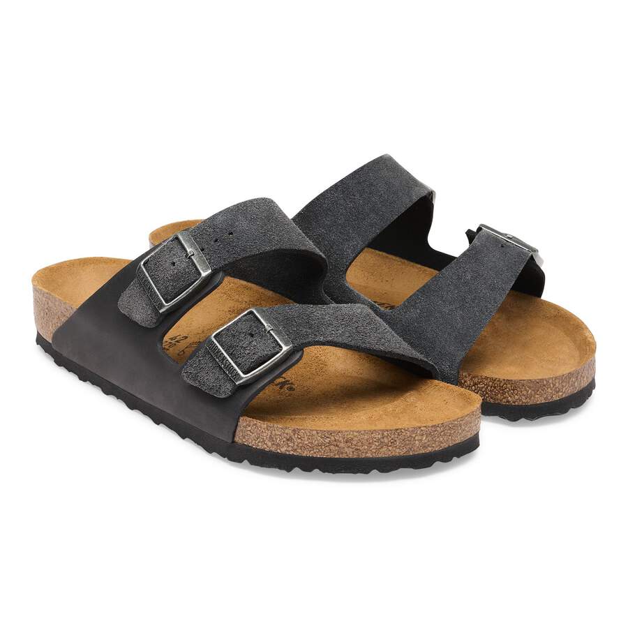 Arizona Mixed Leather - Charcoal