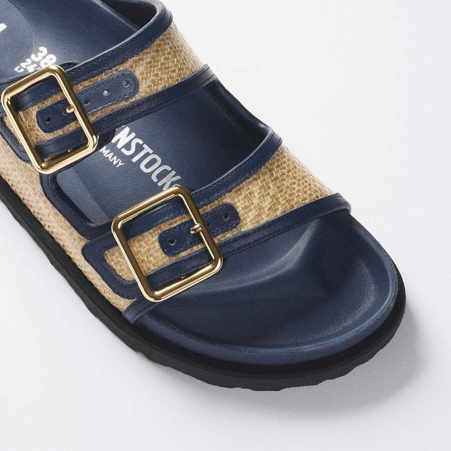 1774 Arizona Raffia Mischmaterial - Raffia Navy