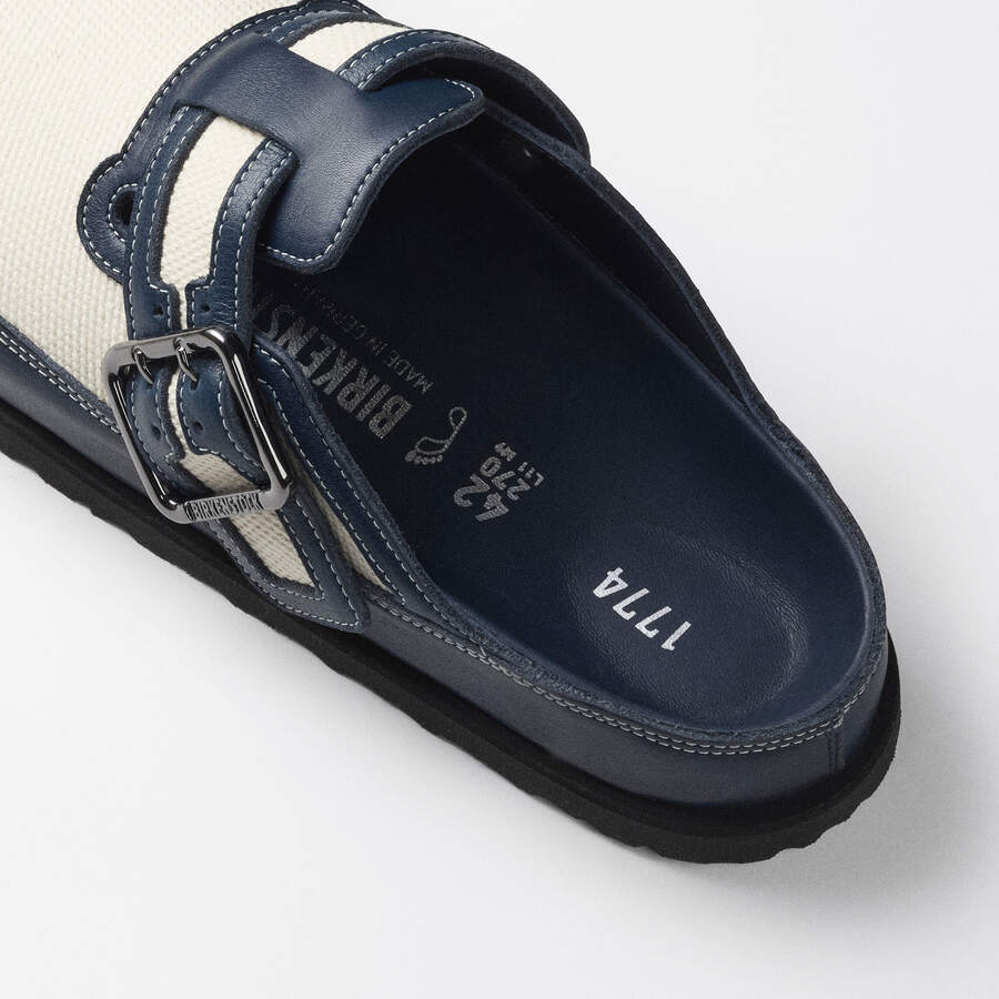1774 Boston Canvas Mischmaterial - Midnight Navy Canvas
