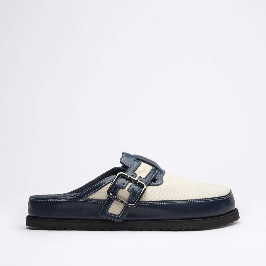 1774 Boston Canvas Mischmaterial - Midnight Navy Canvas