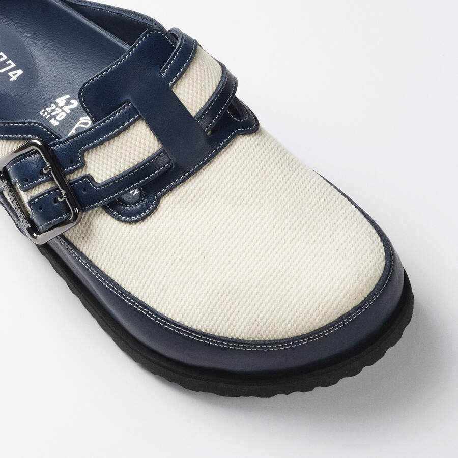 1774 Boston Canvas Mischmaterial - Midnight Navy Canvas