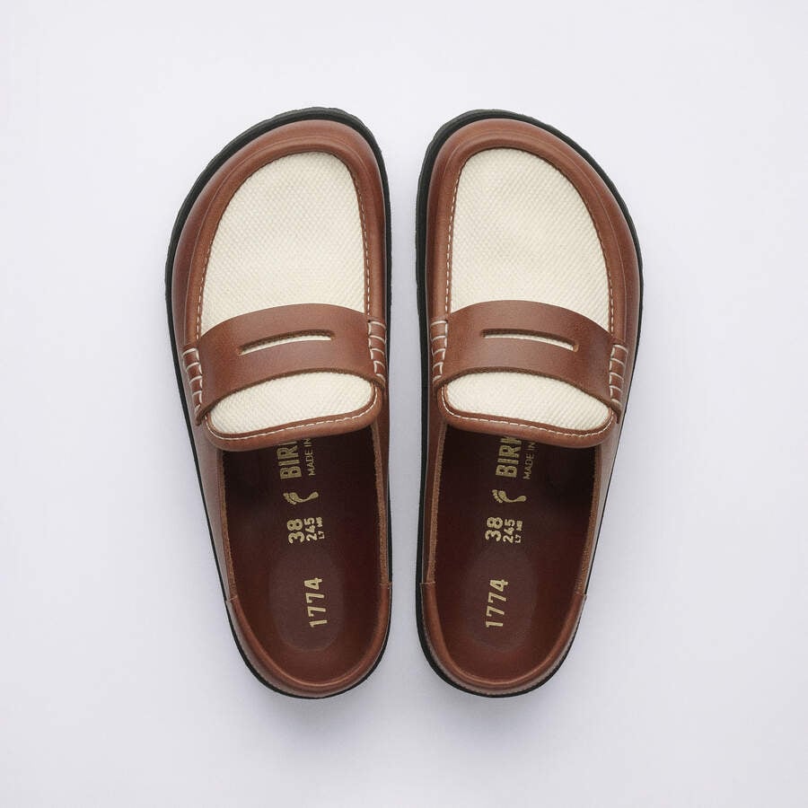 1774 Naples Canvas Natural Leather Oiled - Cinnamon Canvas