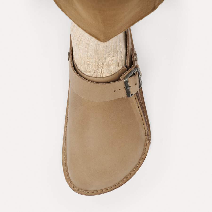 Lutry Premium Wider Strap Natural Leather Oiled - Tobacco Brown