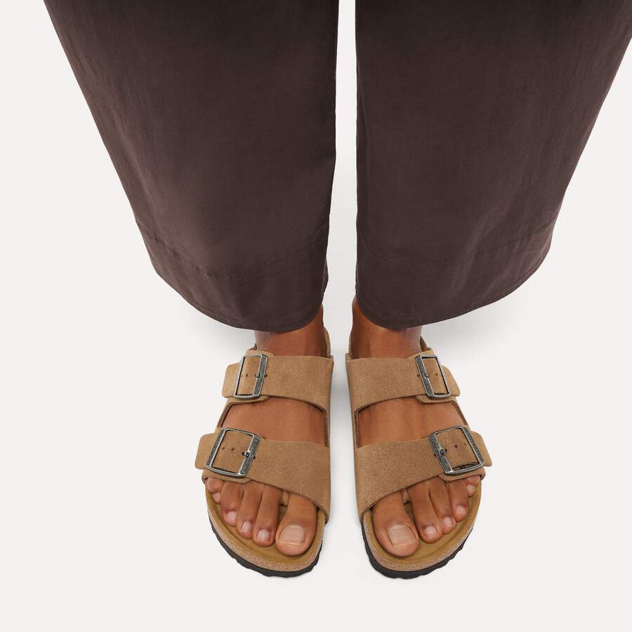 Arizona Suede Leather - Dark Tea