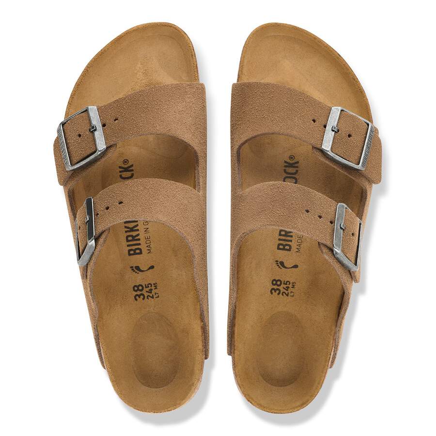 Arizona Suede Leather - Dark Tea
