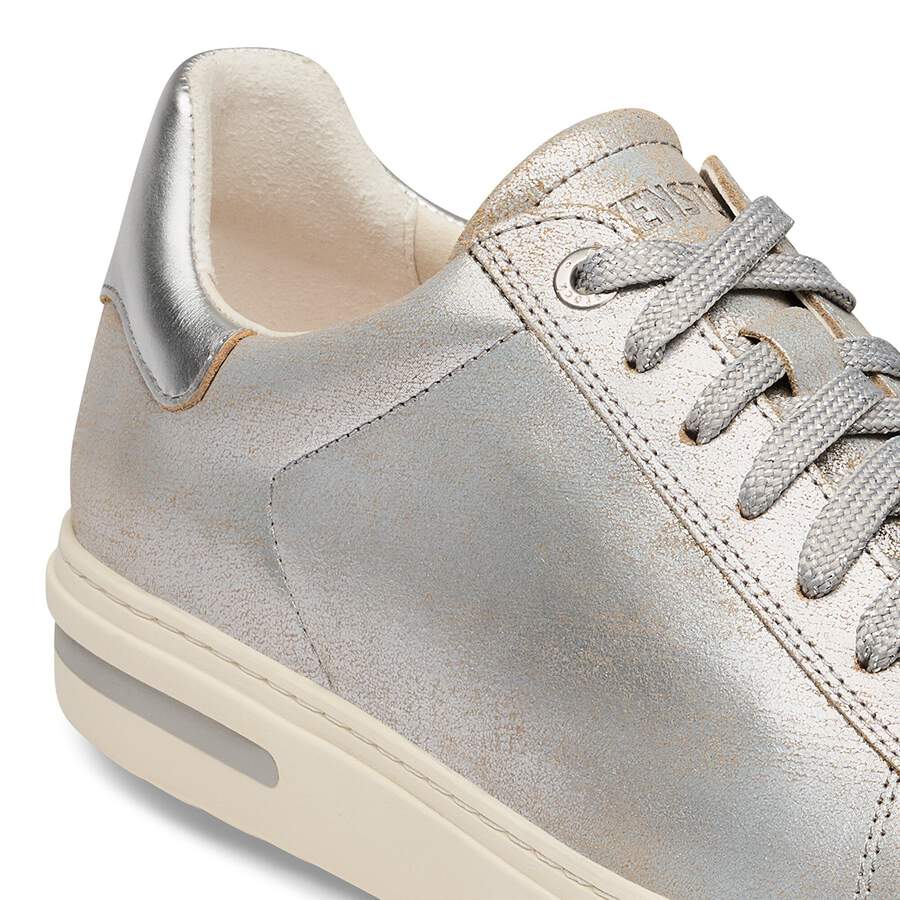 Bend Low Natural Leather - Washed Metallic Silver