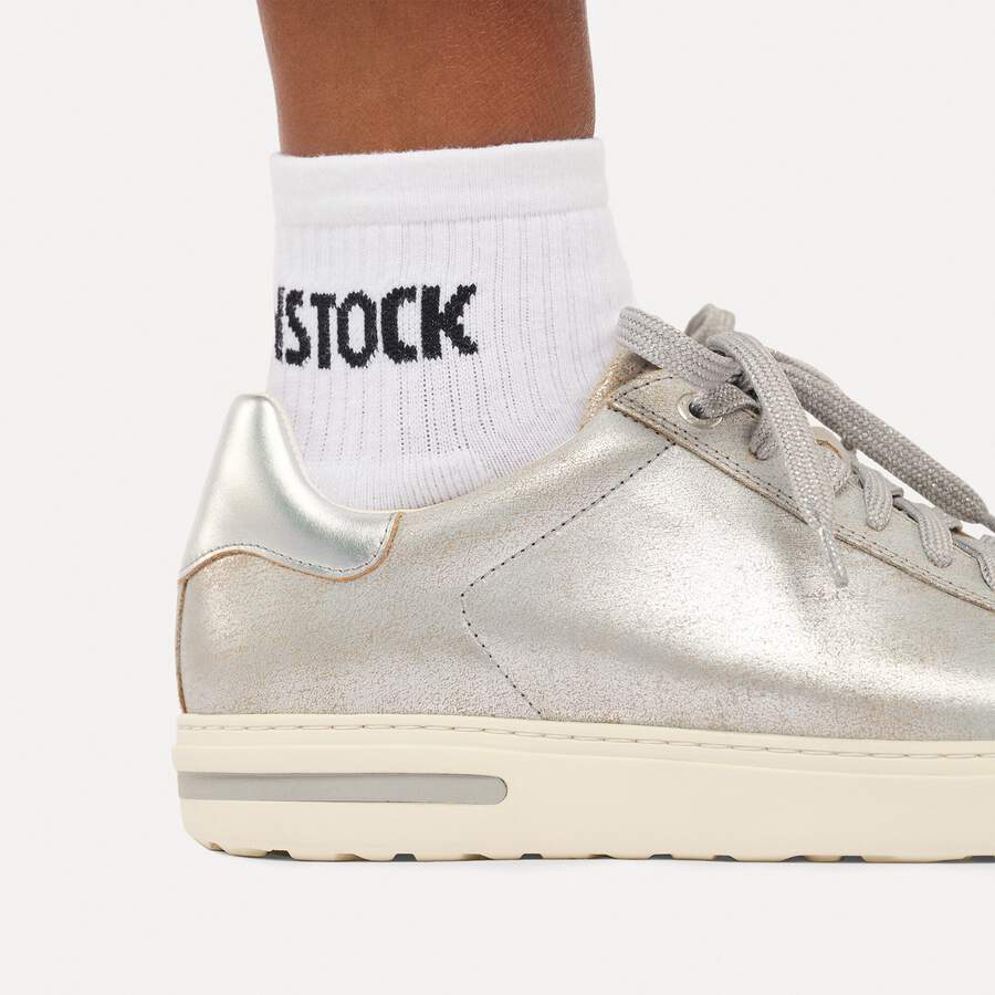 Bend Low Natural Leather - Washed Metallic Silver