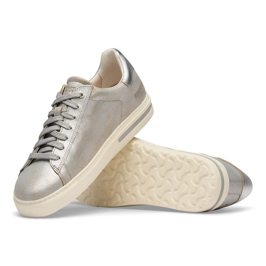 Bend Low Natural Leather - Washed Metallic Silver