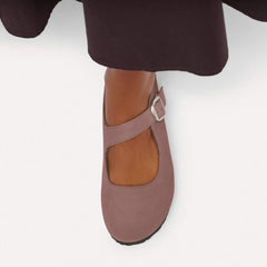 Tracy Nubuck Leather - Pepper