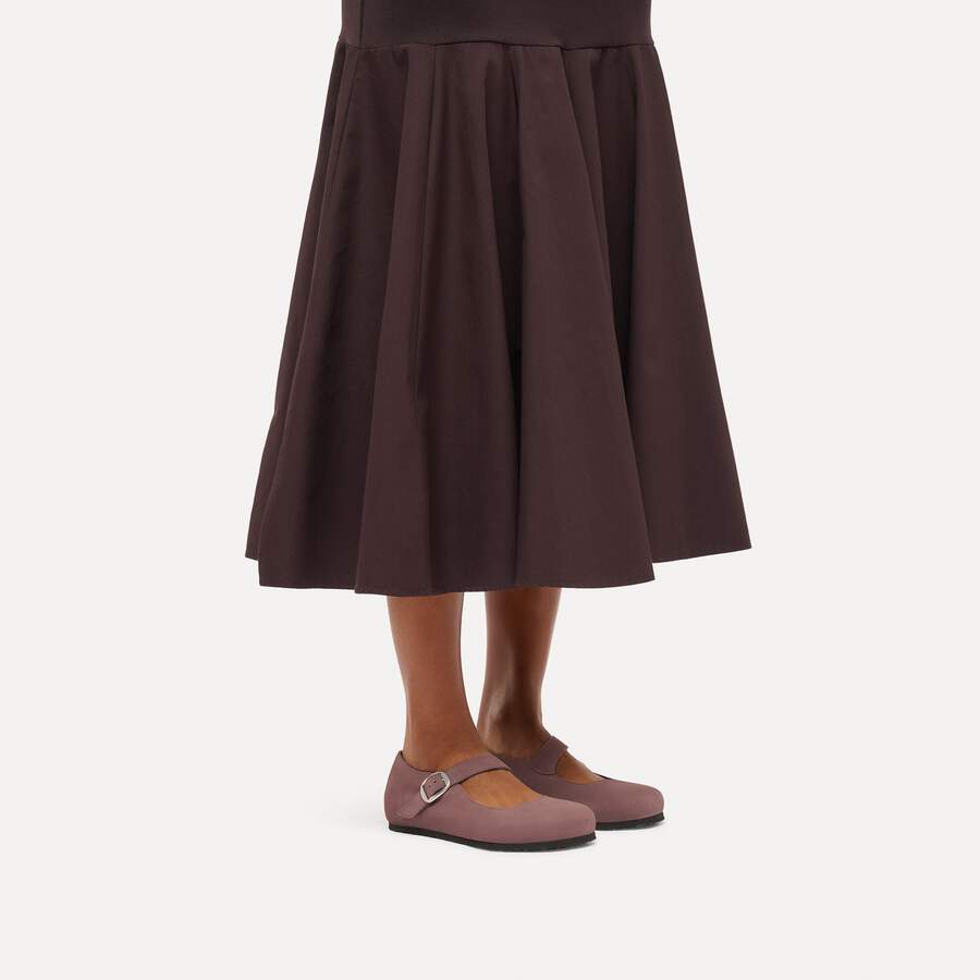 Tracy Nubuck Leather - Pepper