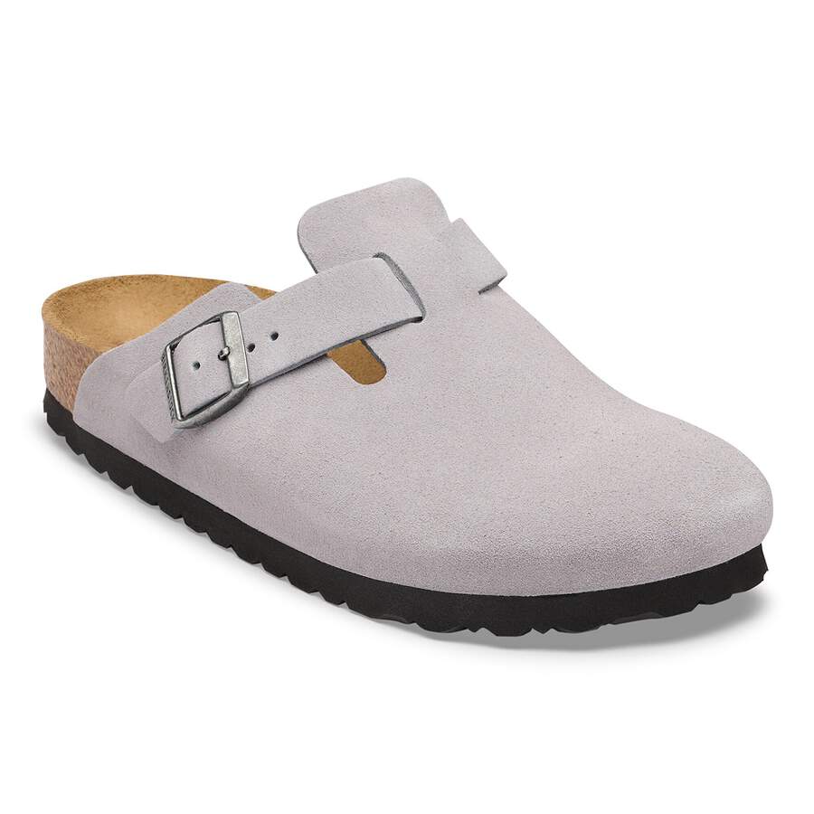 Boston Suede Leather - Lavender Sky