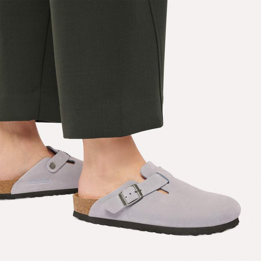Boston Suede Leather - Lavender Sky