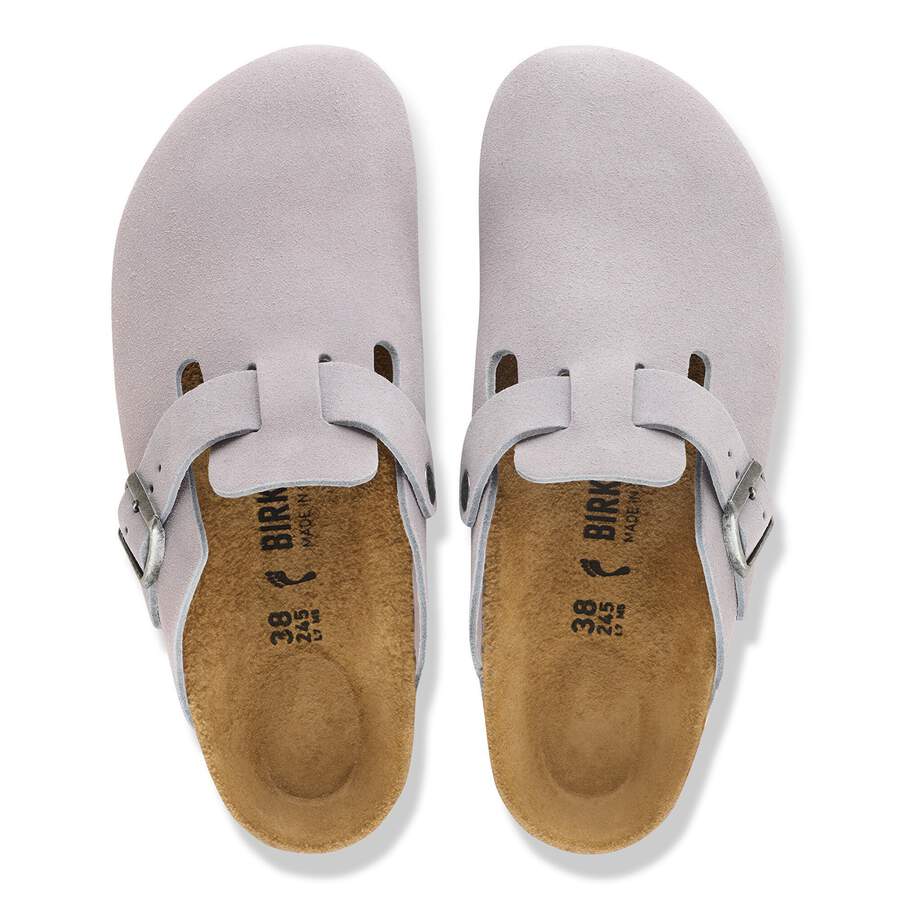 Boston Suede Leather - Lavender Sky
