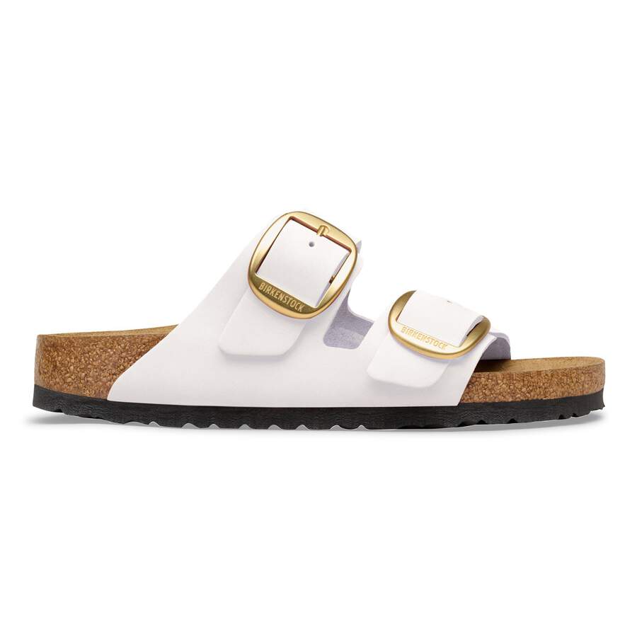 Arizona Big Buckle Nubuck Leather - Antique White