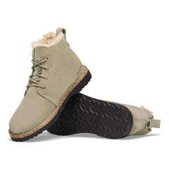 Uppsala Mid Shearling Suede Leather - Taupe