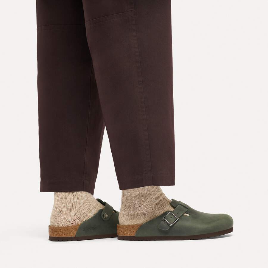 Boston Natural Leather Oiled - Thyme
