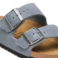 Arizona Suede Leather - Stone Blue