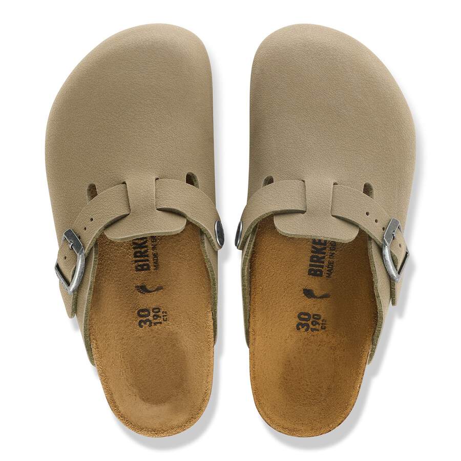 Boston Kids Birko-Flor Nubuck - Faded Khaki