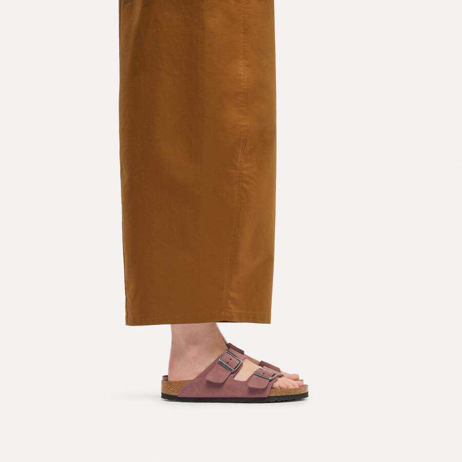Arizona Soft Footbed Suede Leather - Pepper