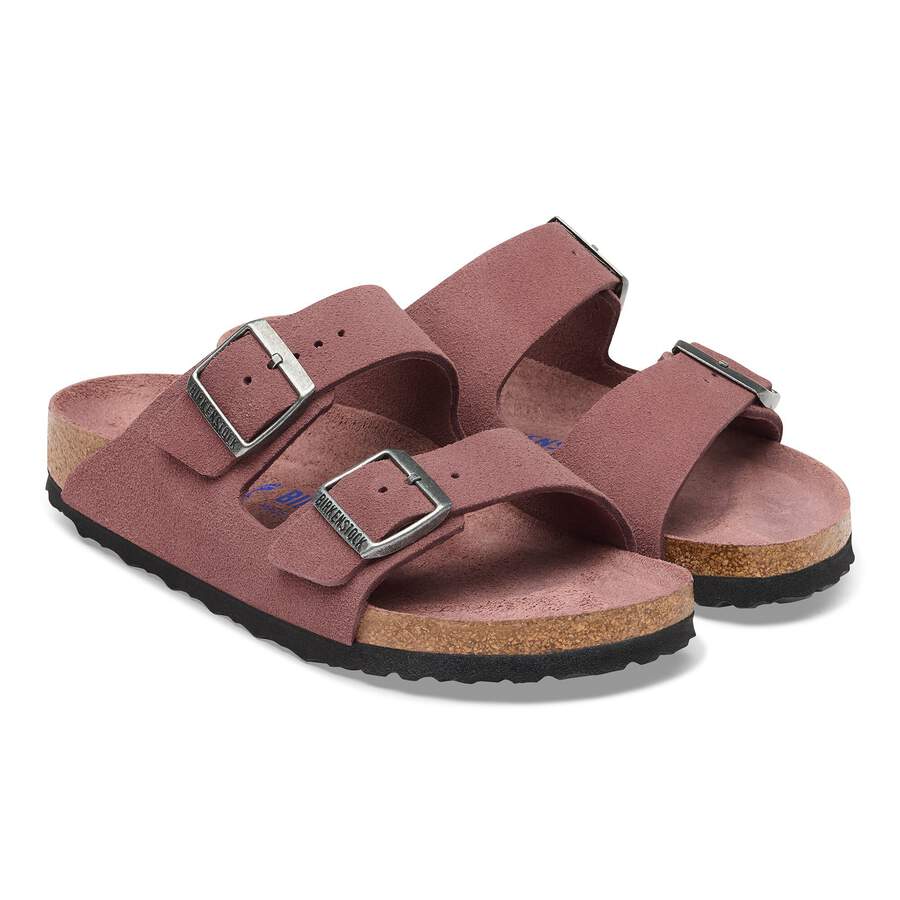 Arizona Soft Footbed Suede Leather - Pepper