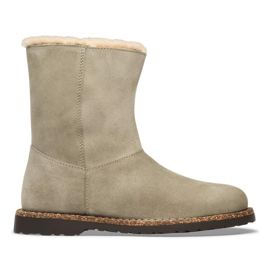 Uppsala Zip Shearling Suede Leather - Taupe