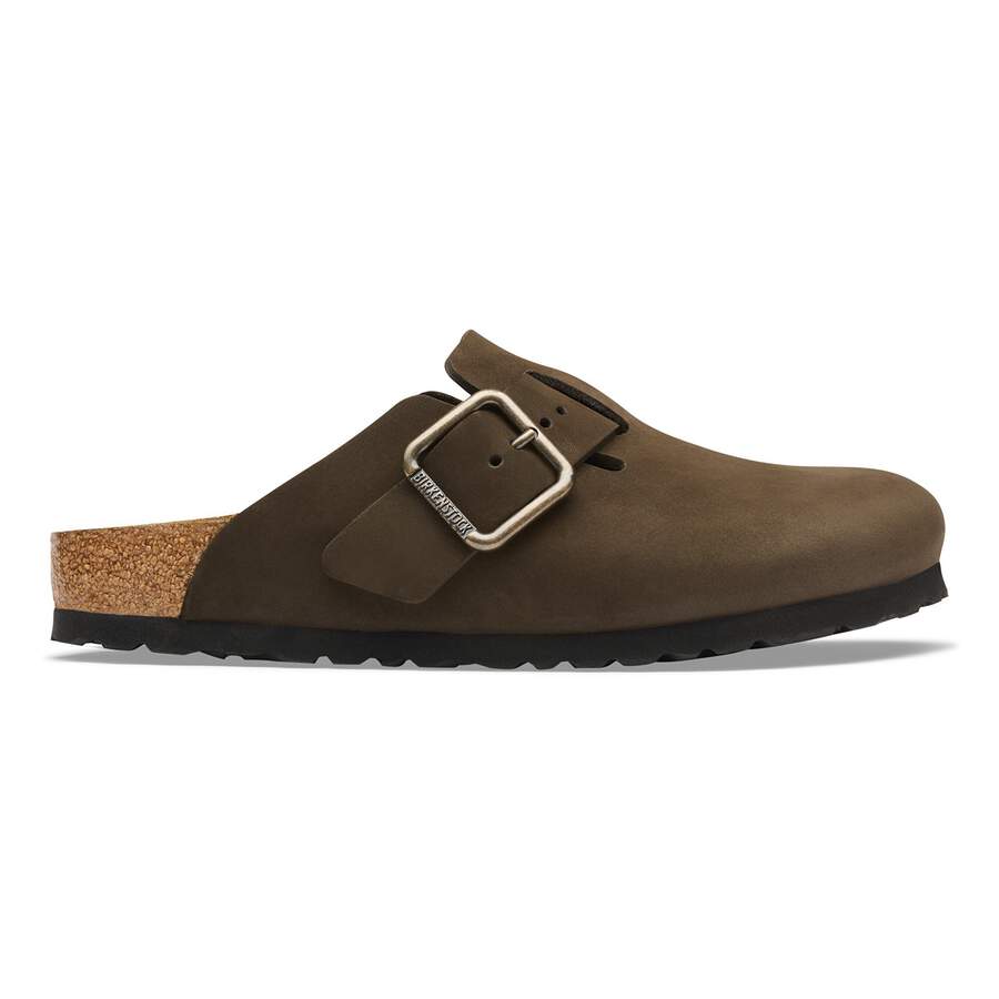 Boston Wire Buckle Nubuck Leather - Mocha