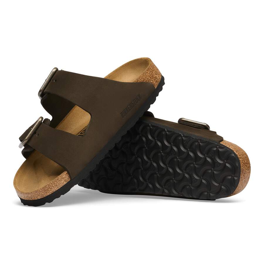 Arizona Wire Buckle Nubuck Leather - Mocha