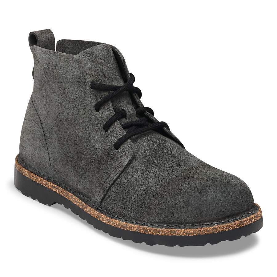 Uppsala Mid Suede Leather - Charcoal