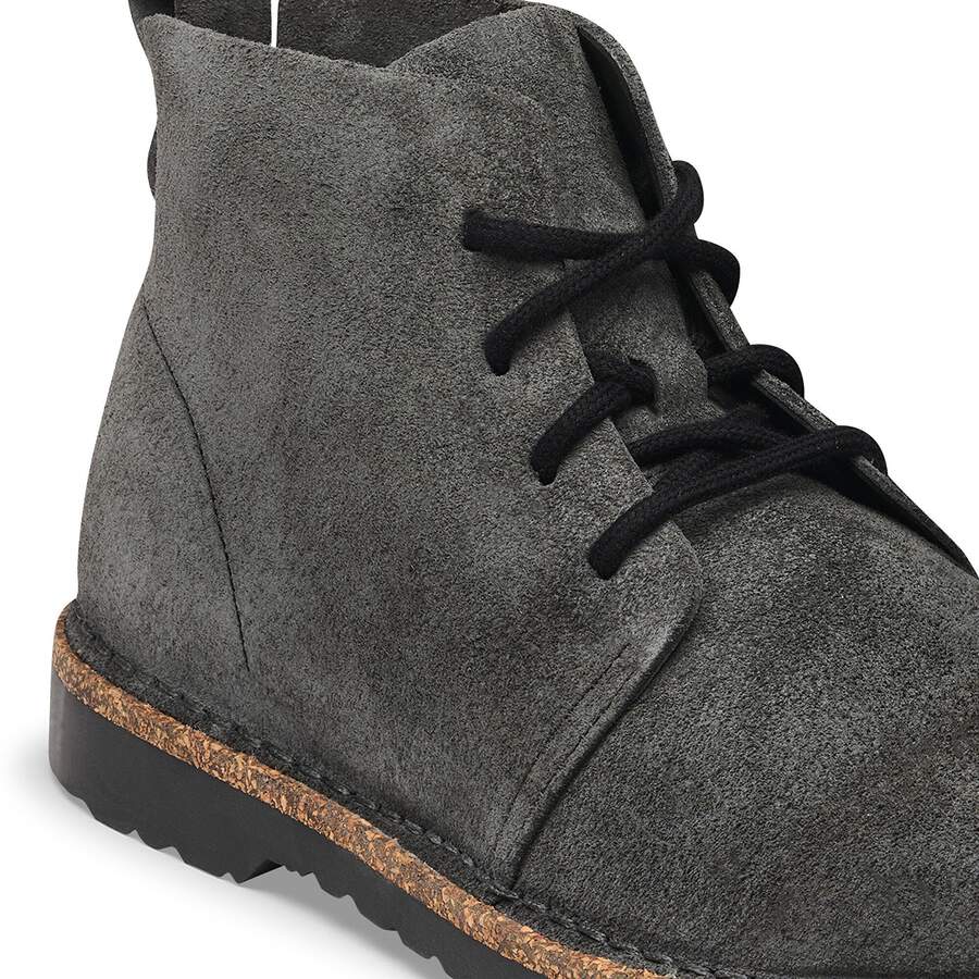 Uppsala Mid Suede Leather - Charcoal