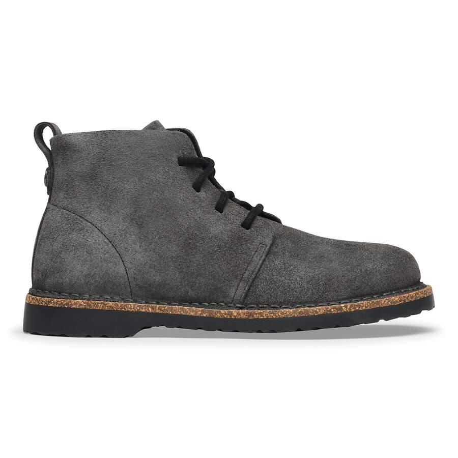 Uppsala Mid Suede Leather - Charcoal