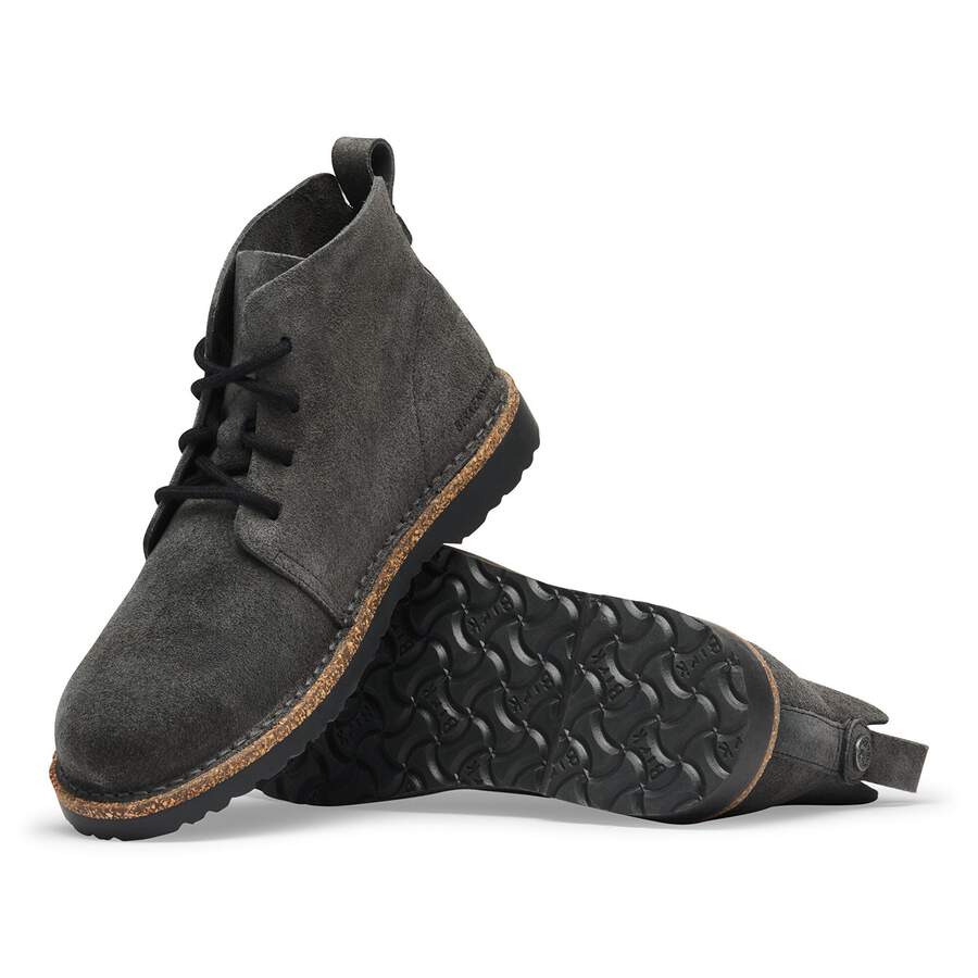 Uppsala Mid Suede Leather - Charcoal