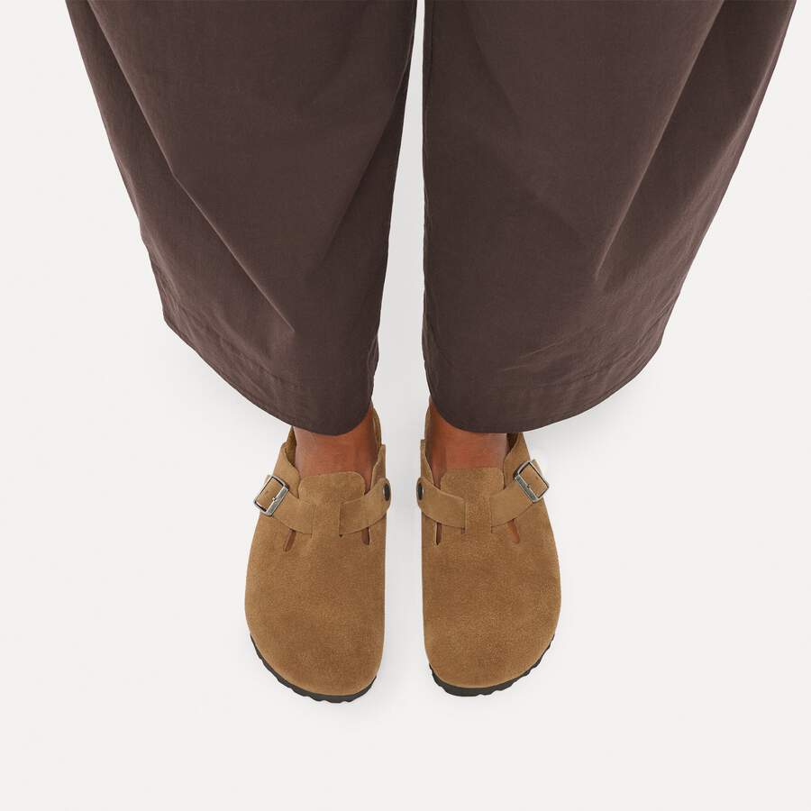 Boston Suede Leather - Dark Tea