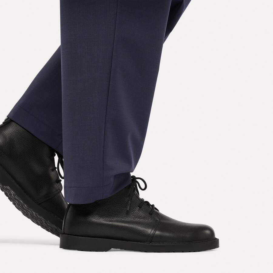 Uppsala Mid Natural Leather - Black