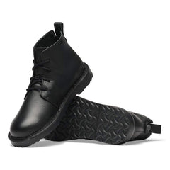 Uppsala Mid Natural Leather - Black