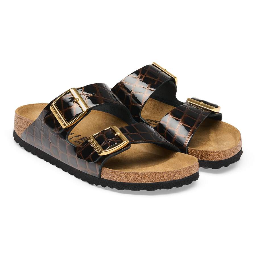 Arizona Natural Leather - Black Emboss