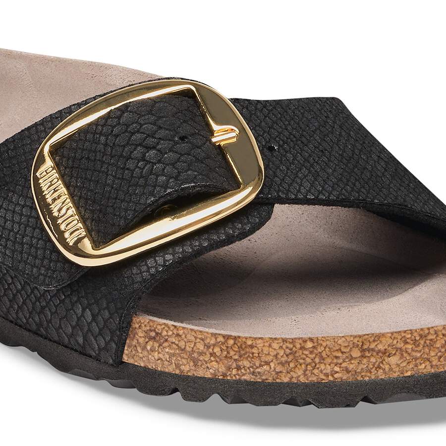 Madrid Big Buckle Synthetik - Python Black