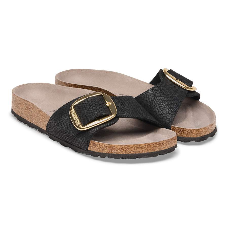 Madrid Big Buckle Synthetik - Python Black