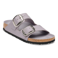 Arizona Big Buckle Natural Leather Patent - High-Shine Lavender Sky