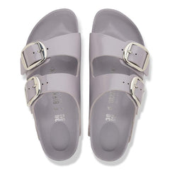 Arizona Big Buckle Natural Leather Patent - High-Shine Lavender Sky