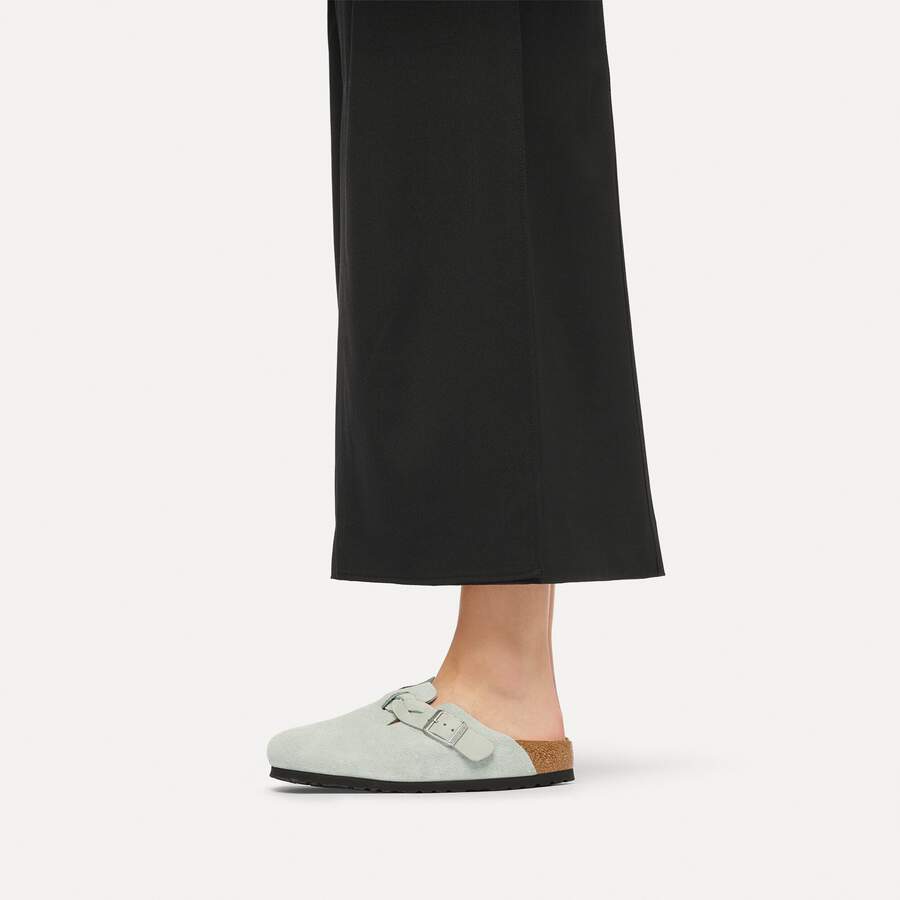 Boston Braided Suede Leather - Pure Sage