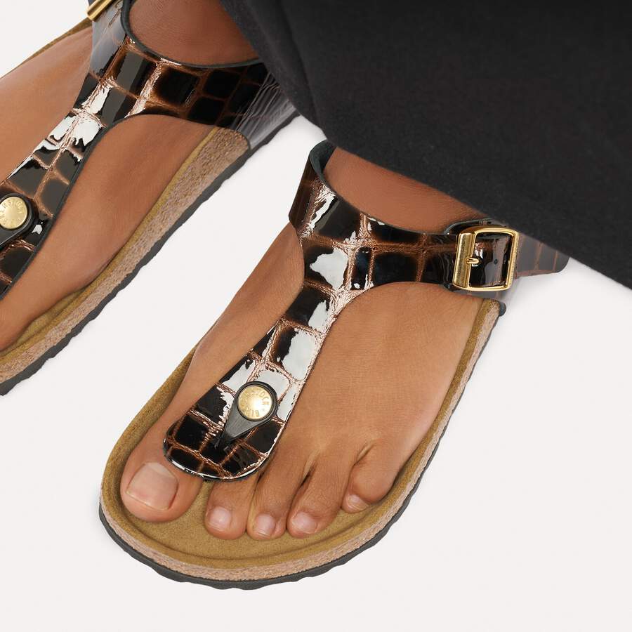 Gizeh Natural Leather - Emboss Leather Black