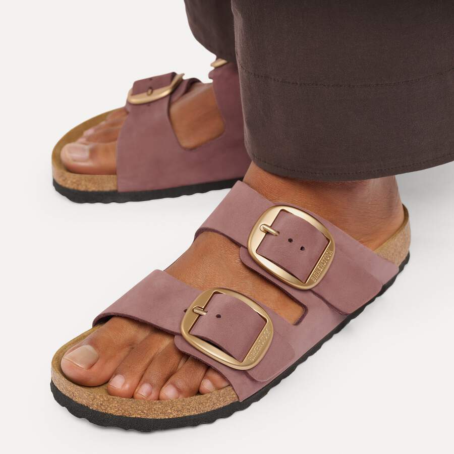 Arizona Big Buckle Nubuck Leather - Pepper