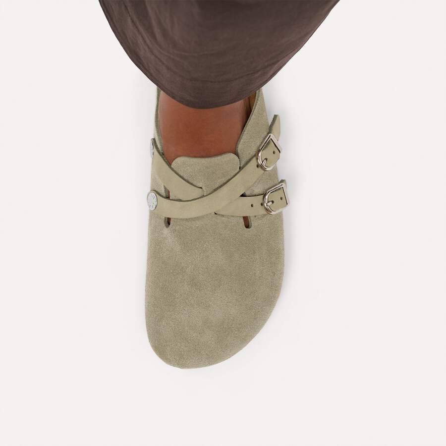 Blair Suede Leather - Taupe