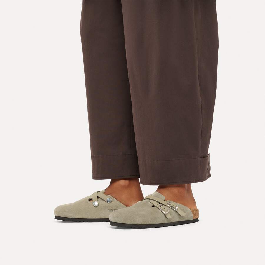 Blair Suede Leather - Taupe