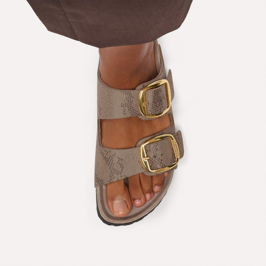 Arizona Big Buckle Synthetik - Python Gray Taupe
