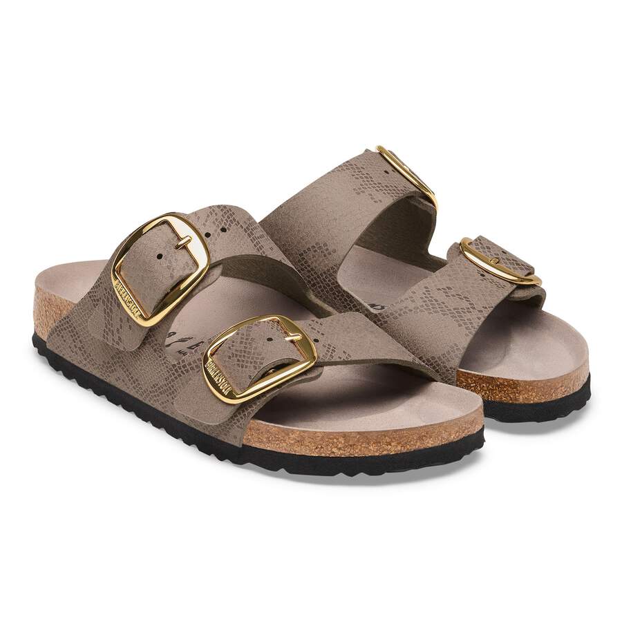 Arizona Big Buckle Synthetik - Python Gray Taupe
